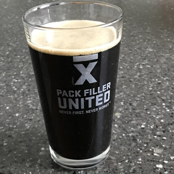 Pack Filler United Laser Etched Pint Glass